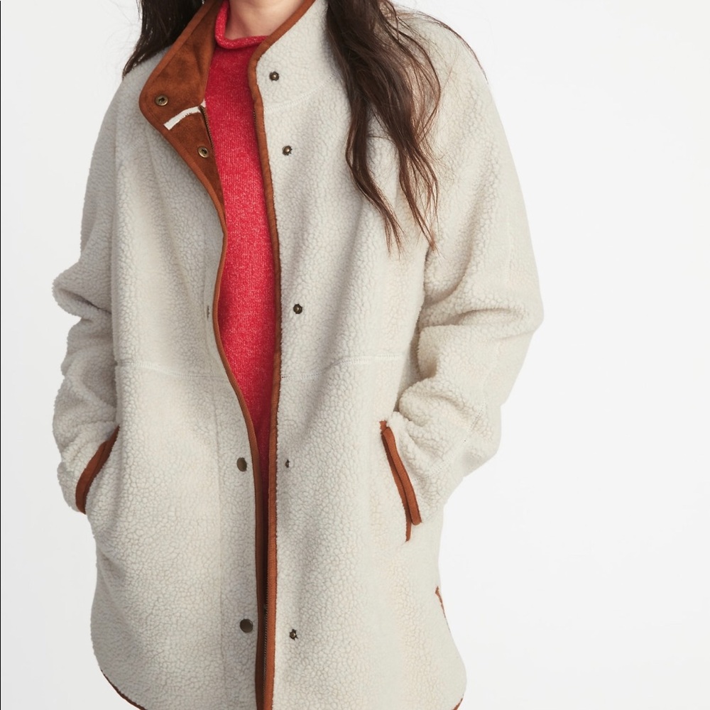 Old Navy long sherpa